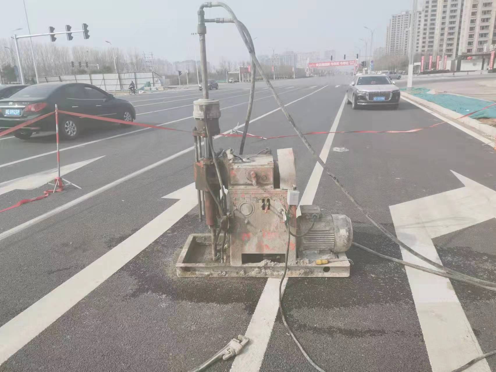 沙嘴街道路基沉降注浆灌浆